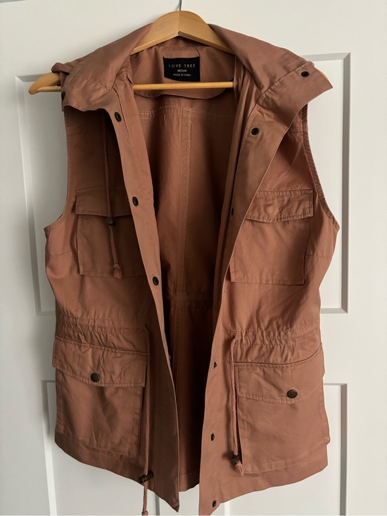 Love Tree Jackets & Blazers - Love Tree Utility Jacket in Dusty Rose Pink